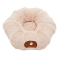 Cat Tunnel Bed For Indoor, Soft Plush Peekaboo Cat Cave Donut Tunnel, For Cats Kittens, Rabbit - Nook & Nest
