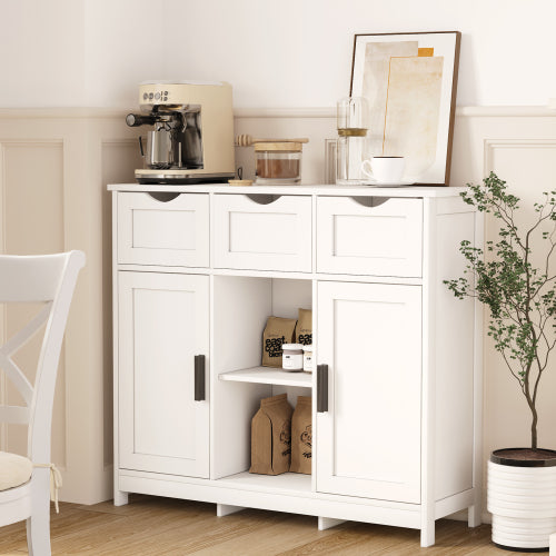 Stylish Wooden Storage Cabinet with Drawers for Effortless Organization - Nook & Nest