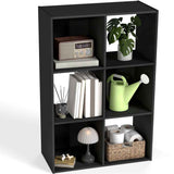 Modular Cube Storage System – 6, 8 or 9-Cube Bookshelf with Removable - Nook & Nest