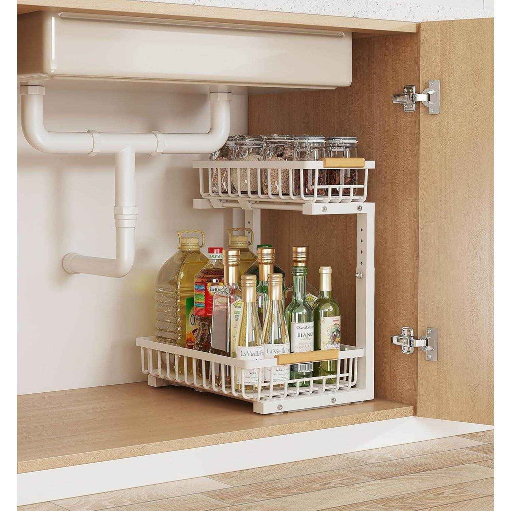 Under Sink Pull-Out Organizer: Effortless Storage Solution for Every Home - Nook & Nest