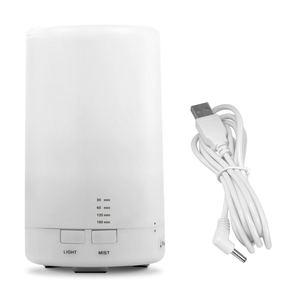 Mini Cool Mist Humidifier with Timer and 7-Color Light - Nook & Nest