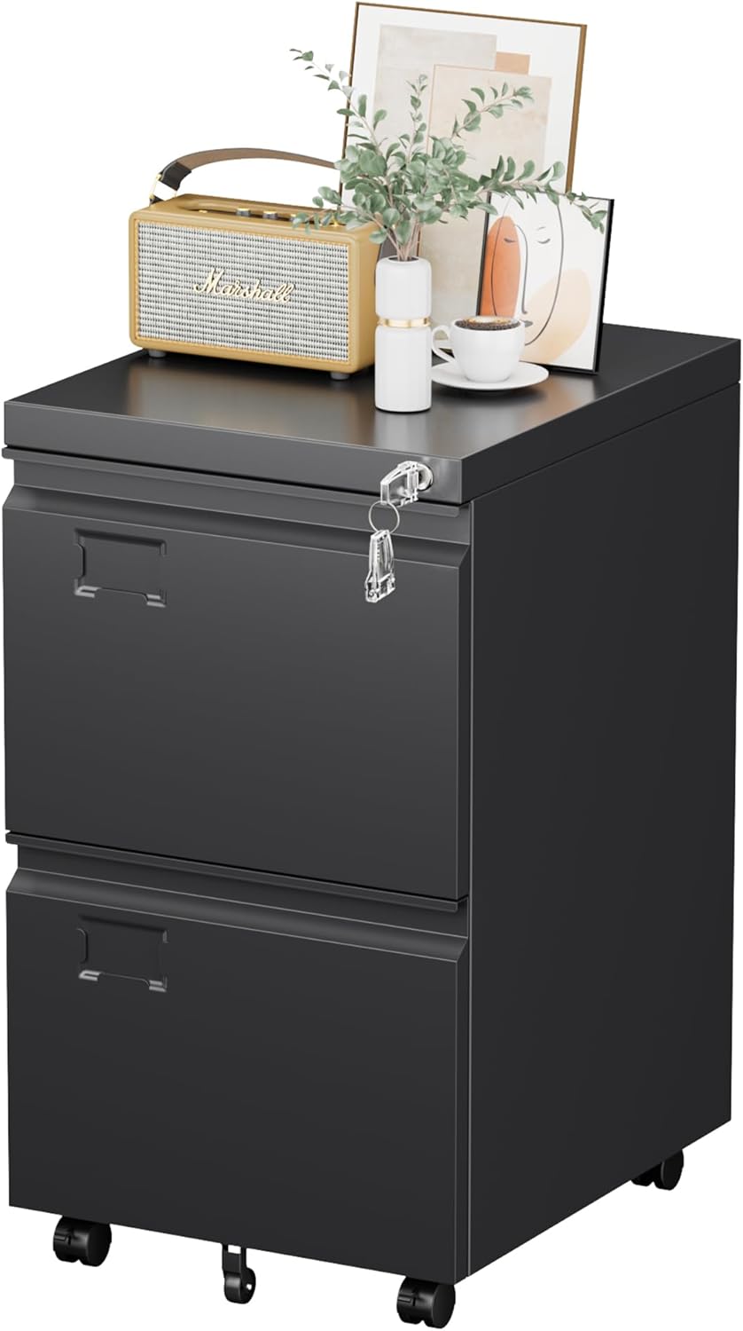 Transform Your Space with Our Mobile File Cabinet: Stylish Storage for Home & Office - Nook & Nest