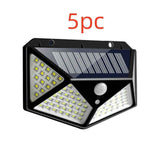 100-Lamp Motion-Sensor Solar Outdoor Lights - Nook & Nest