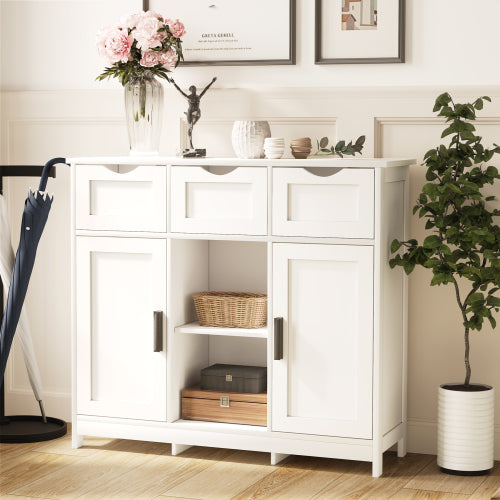 Stylish Wooden Storage Cabinet with Drawers for Effortless Organization - Nook & Nest