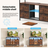 TV Stand with Drawers – LED Lights, Power Sockets, Up to 50 in - Nook & Nest