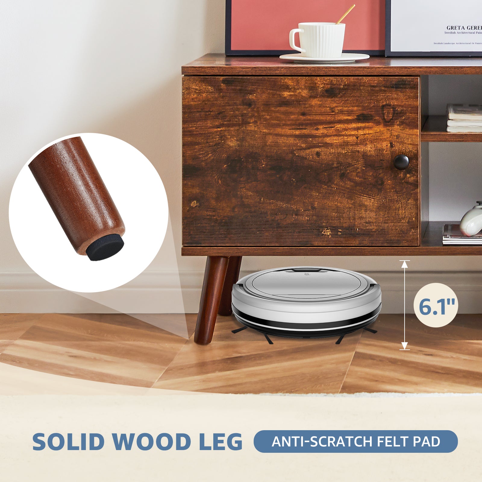 Modern TV Cabinet with Storage, Suitable For Home Living Room Office TV Cabinet - Nook & Nest