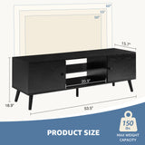 Modern TV Cabinet with Storage, Suitable For Home Living Room Office TV Cabinet - Nook & Nest