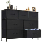 Tall Fabric Storage Tower with Drawers, Multiple Colors - Nook & Nest
