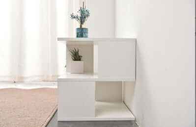 Elevate Your Space with the Minimalist Cream Bookshelf - Stylish 2-Tier Design - Nook & Nest