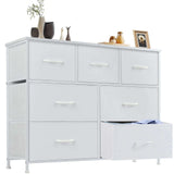 Tall Fabric Storage Tower with Drawers, Multiple Colors - Nook & Nest