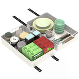 Pull-Out Spice Rack Organizer – 2-Piece Pack, S/M/L - Nook & Nest
