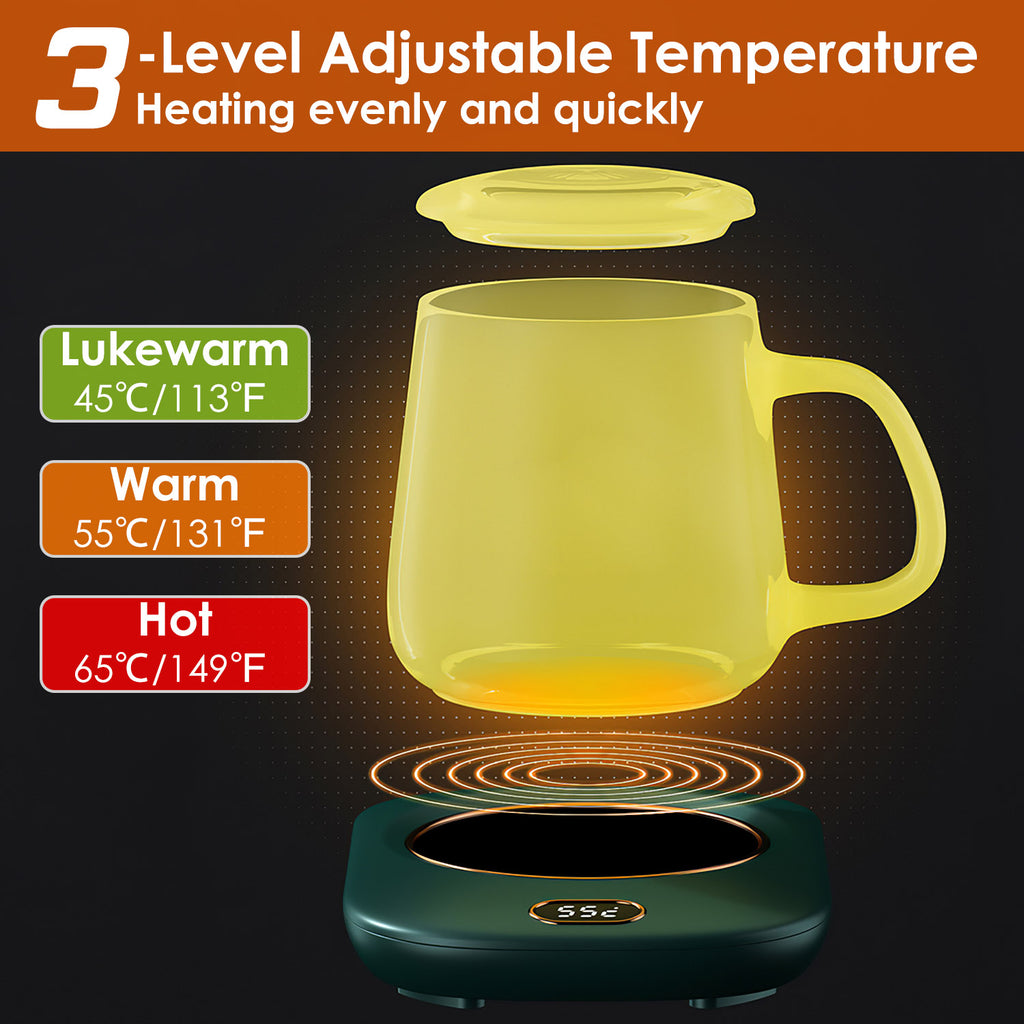 Keep Your Beverage Perfectly Warm: Electric Coffee Mug Warmer for Every Desk - Nook & Nest