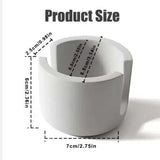 Diatom Mud Sink Caddy for Sponges and Scrubbers, Brown or Gray - Nook & Nest