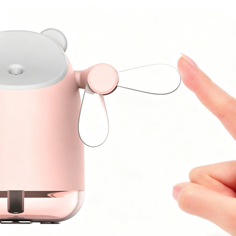 Stay Cool Anywhere with Our Portable Spray Cooling Fan - Nook & Nest