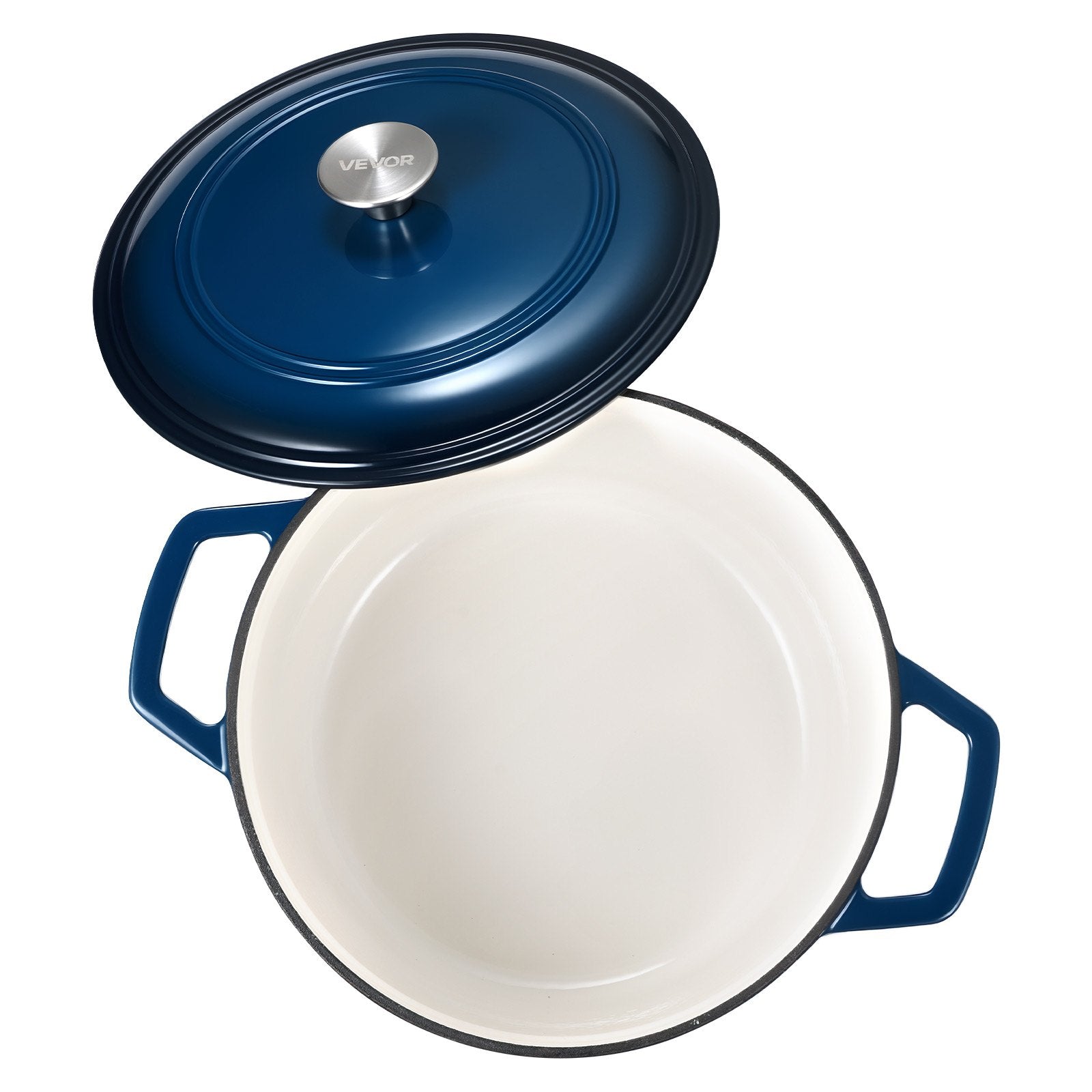 Premium Enameled Cast Iron Dutch Oven - 6 Qt Heavy-Duty Cookware for Perfectly Crafted Meals - Nook & Nest