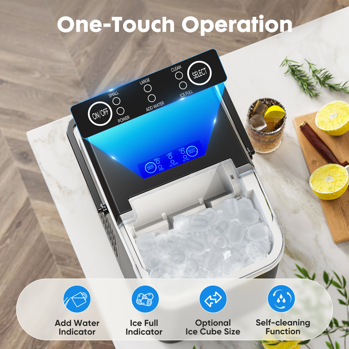 Portable Countertop Ice Maker – Enjoy Fresh Ice Anytime, Anywhere - Nook & Nest