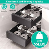 Pull-Out Cabinet Drawer Organizer – Carbon Steel, 55 lb Capacity, No-D - Nook & Nest