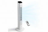 White 36-Inch Oscillating Tower Fan with Remote - Nook & Nest