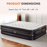 Inflatable Air Mattress, Twin & Queen, 16–22 in - Nook & Nest