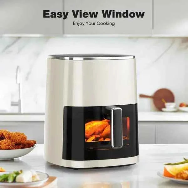 Digital Air Fryer 6 QT with Viewing Window – The Ultimate 12-in-1 Kitchen Companion - Nook & Nest