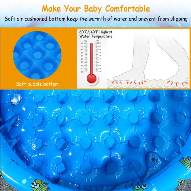 Foldable Inflatable Swimming Pool – Your Backyard Oasis Awaits! - Nook & Nest