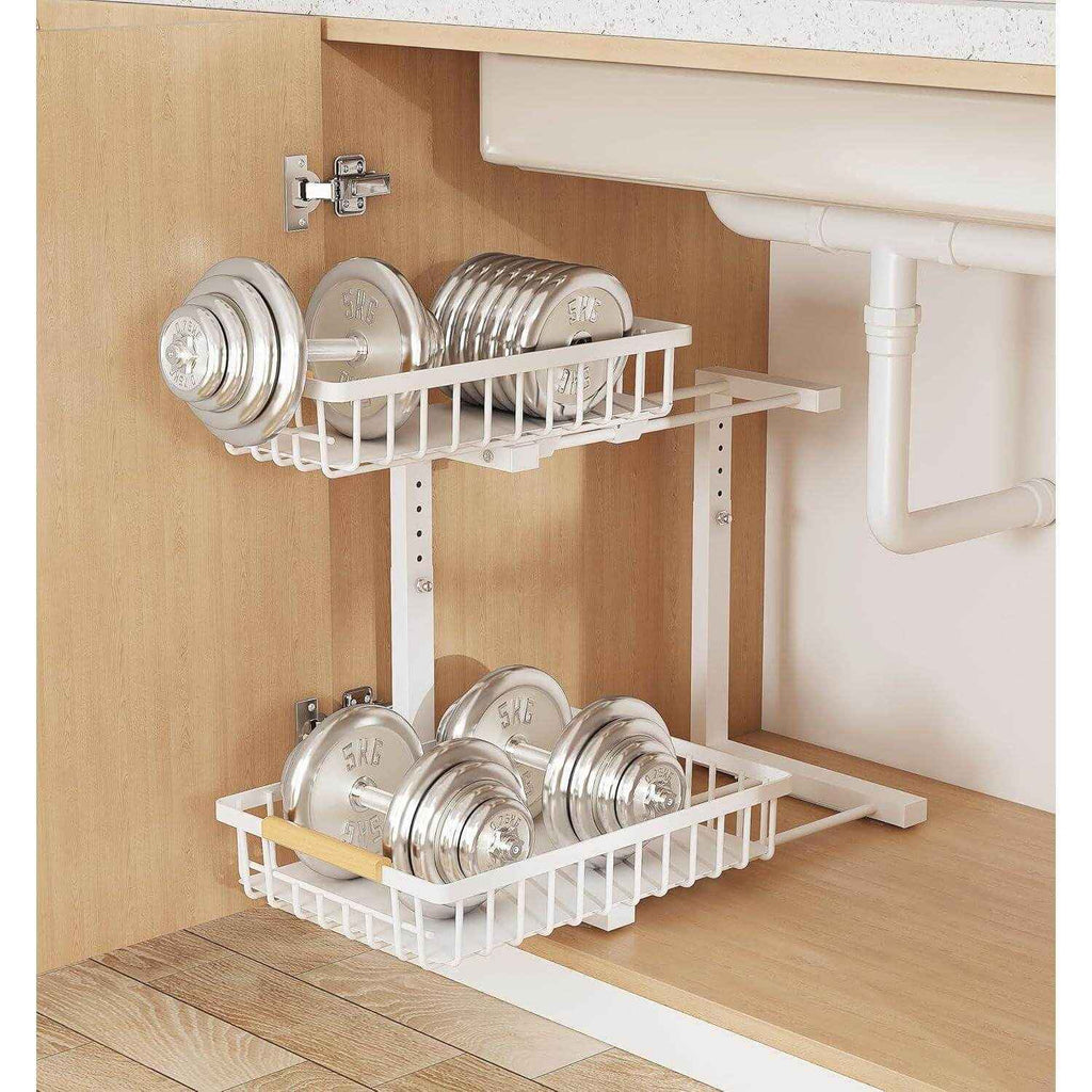 Under Sink Pull-Out Organizer: Effortless Storage Solution for Every Home - Nook & Nest