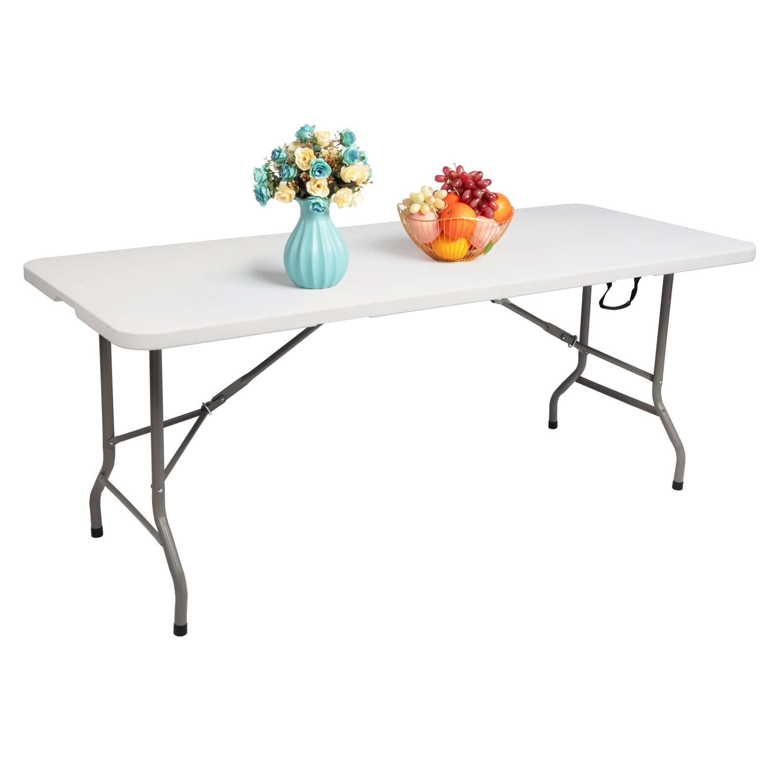 Versatile Portable Heavy Duty Folding Table - Perfect for Indoor & Outdoor Use - Nook & Nest