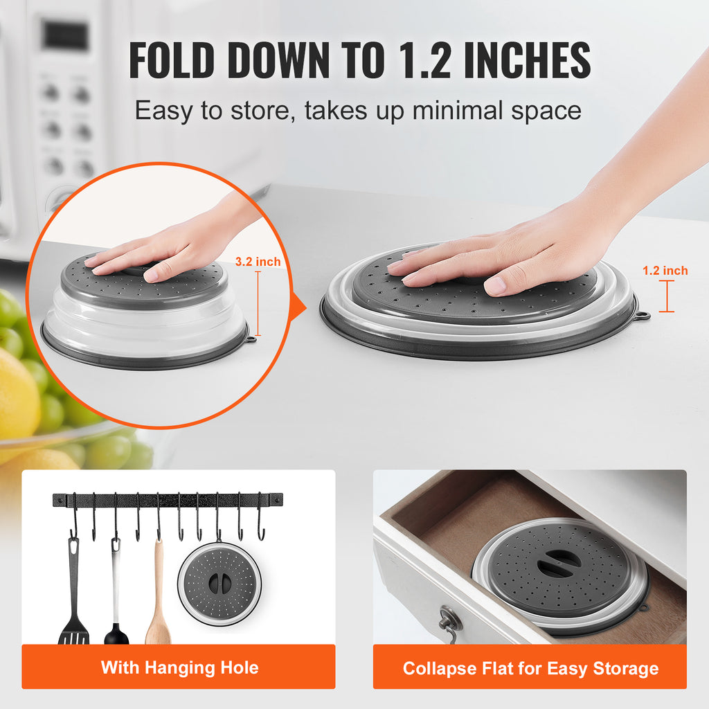 Microwave Splatter Covers 2-Pack - Enhance Your Microwave Experience! - Nook & Nest