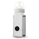 Portable Baby Bottle Warmer, Milk Formula Warmer For Travel With 6 Heating Levels USB Rechargeable Keep Milk Warm For 5 Hours No Bottle Included - Nook & Nest