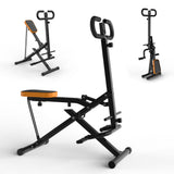 Squat Machine For Home, Assist Trainer For Glutes Workout Foldable With Resistance Bands, For Botty Glutes Butt Thighs, Ab Back Leg Press Hip Thrust For Home Gym Fitness-Black - Nook & Nest