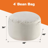 Giant Bean Bag Chair with Washable Cover, 36 or 48 in - Nook & Nest
