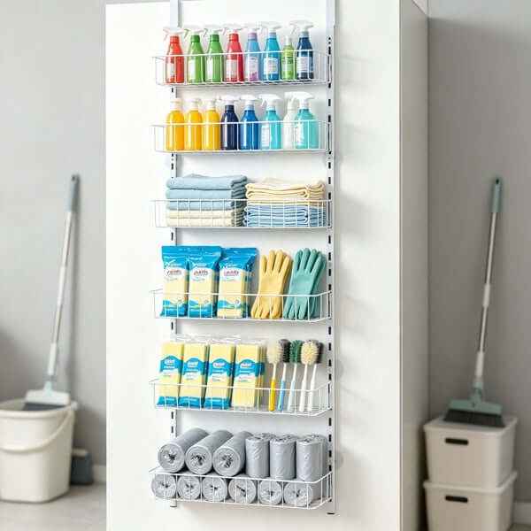 Maximize Your Space with Our 6-Tier Over-the-Door Pantry Organizer - Nook & Nest
