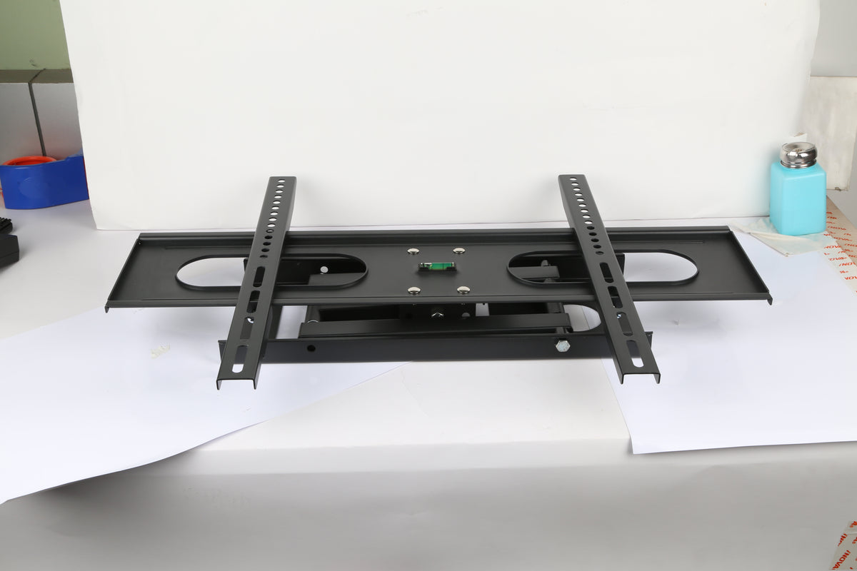 1Pc Full Motion TV Wall Mount Swivel Tilt TV Wall Rack Support 37in To 70in TV Wall Mount Max VESA Up To 600x400mm Holds Up To 99LBS - Nook & Nest