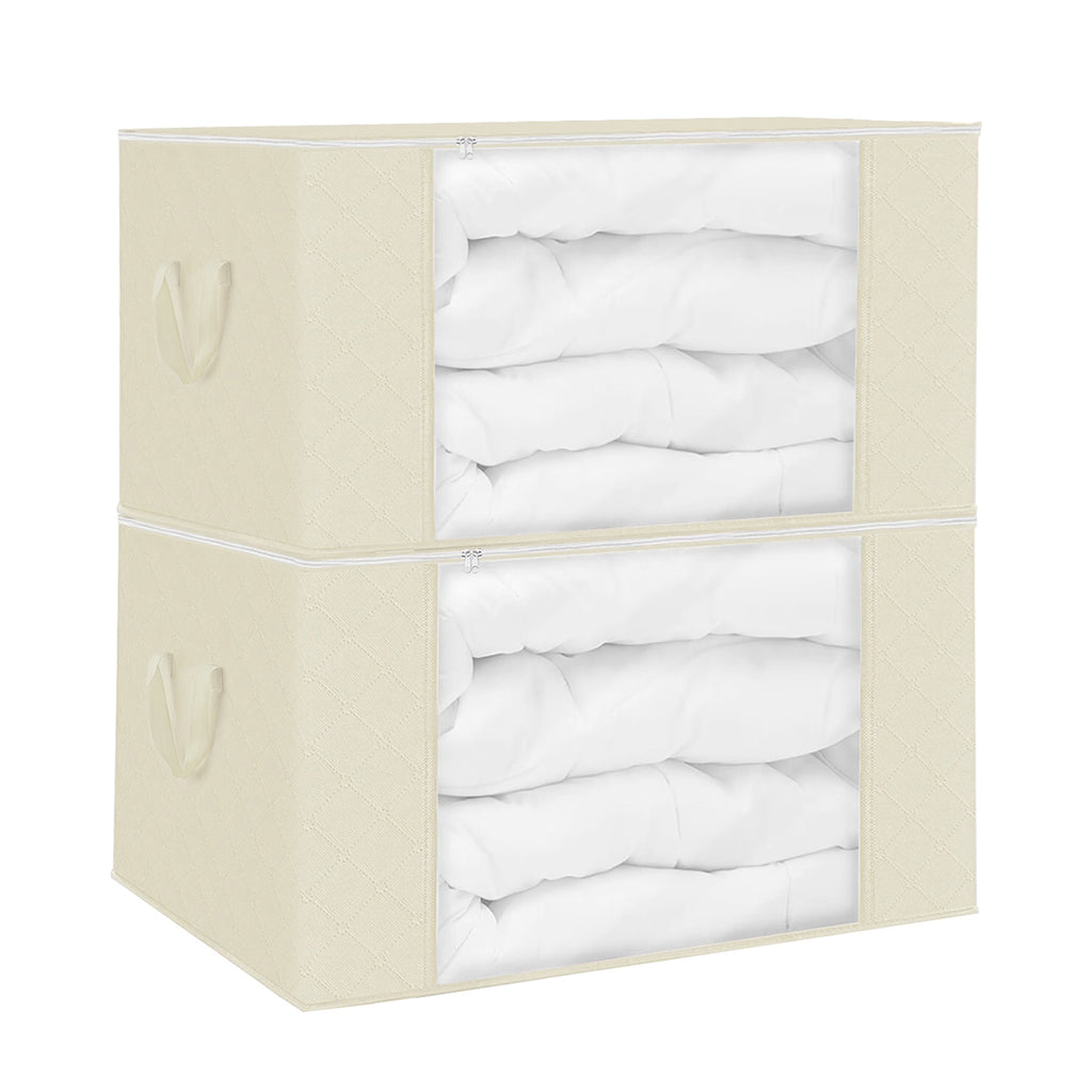 Effortless Organization with Large Capacity Clothes Storage Bags - 90L for All Your Needs - Nook & Nest