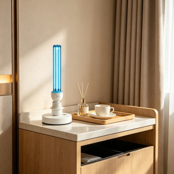 Experience a Cleaner Home with Our Portable UVC Lamp with Ozone Purifier - Nook & Nest