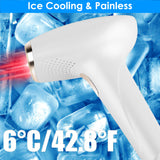 3 In 1 Ice Cooling Laser Hair Removal Device Painless Permanent At-Home IPL Hair Removal With 999,999 Flashes 9 Energy Levels 2 Modes For Armpits Legs Arms Bikini Line - Nook & Nest