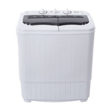Effortless Laundry with the Semi-Automatic Gray Cover Washing Machine - Nook & Nest