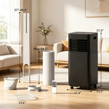 Portable Air Conditioner with Wheels – 8, 000 BTU, 3-in-1, Covers up t - Nook & Nest