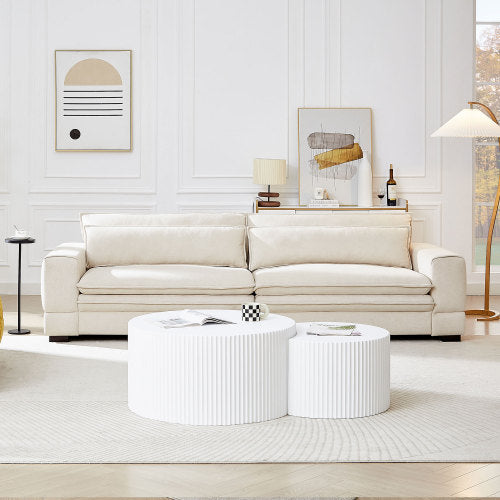 Transform Your Space with Our Mid-Century Modern Beige Sofa – Comfort Meets Style - Nook & Nest