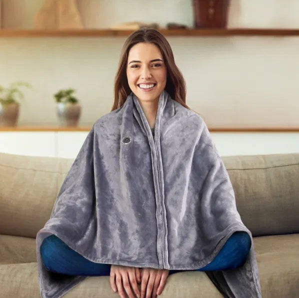Stay Cozy Anywhere with Our USB Heated Blanket - Perfect for Home or Office - Nook & Nest