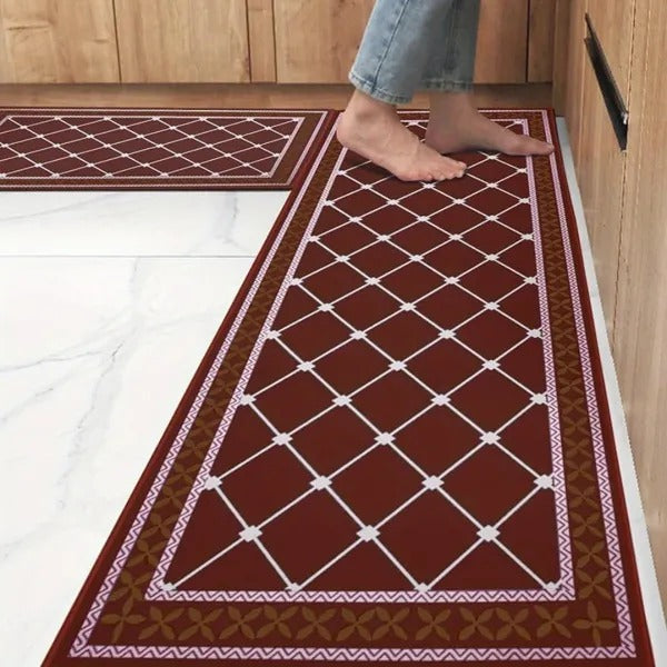Kitchen Mat Cushioned Kitchen Mat Non-Skid Waterproof Kitchen Rug - Nook & Nest