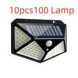 100-Lamp Motion-Sensor Solar Outdoor Lights - Nook & Nest