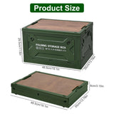 Collapsible Storage Crate – MDF Wood Lid, 41 QT, 66 lb, 4 Side Doors, Nook & Nest