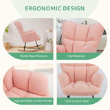 Teddy Fabric Gliding Rocking Chair - Nook & Nest