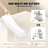 2-Tier Pull-Out Under Sink Organizer – Chrome Wire, Adjustable Divider - Nook & Nest