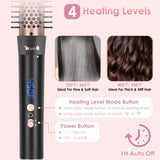 5-in-1 Curling Wand Set with 4 Barrels and Styling Brush - Nook & Nest