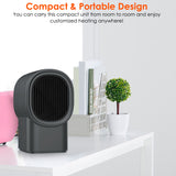 Portable Electric Space Heater, Compact Desktop Design - Nook & Nest