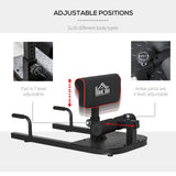 3-in-1 Home Gym Fitness Trainer, Padded Push Up Sit Up Squat Machine, Black - Nook & Nest