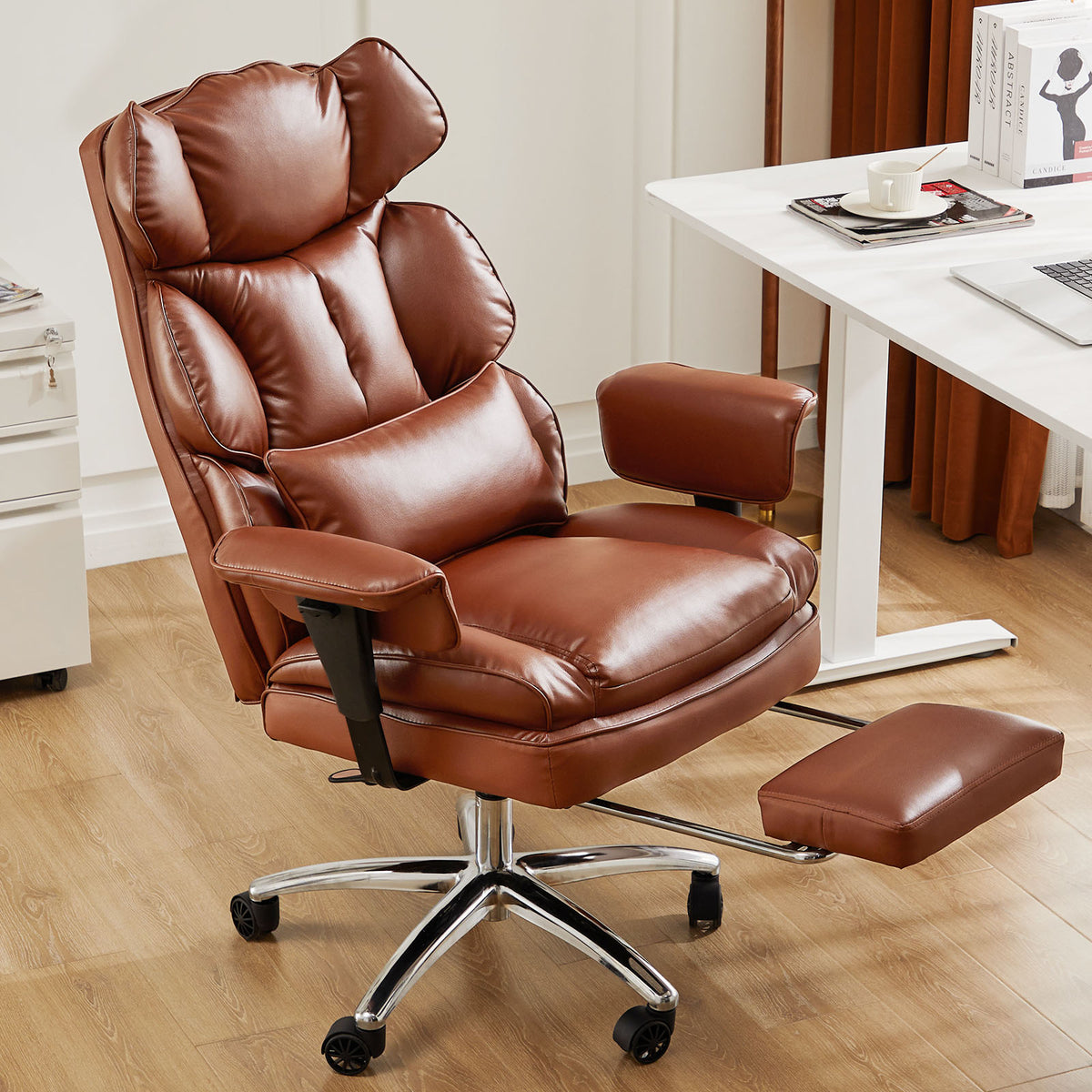 Elevate Your Comfort with Our Ergonomic Home Office Desk and Chair Set - Nook & Nest