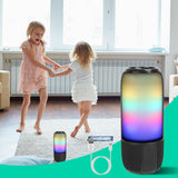 1Pc Wireless Portable Speaker Loud Stereo Speaker With 6 Color Changing Lights Radio Party TWS Speaker For Home Outdoor Travelling - Nook & Nest